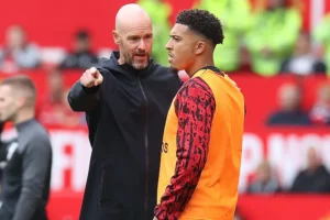 Manchester United's Jadon Sancho