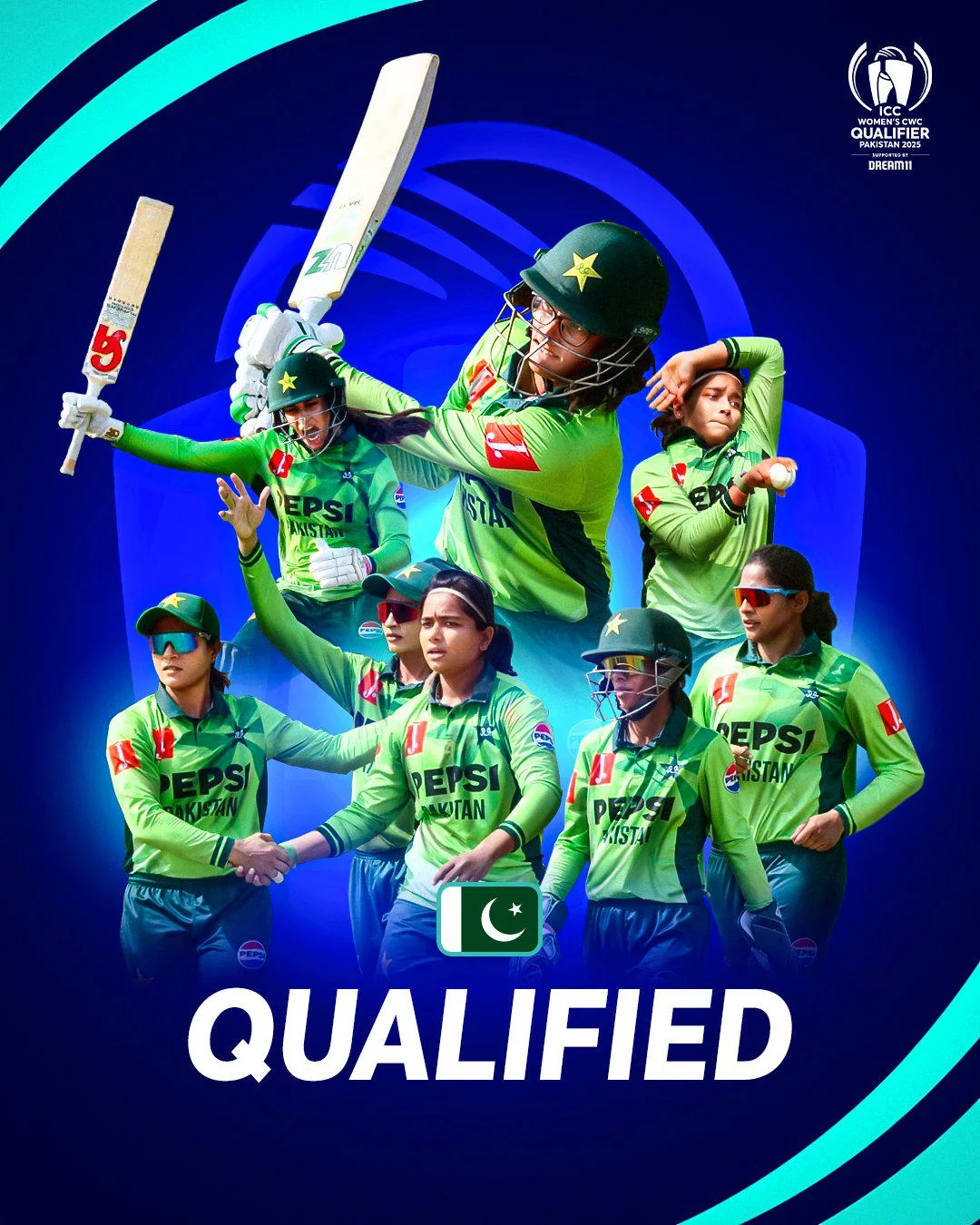 Pakistan Women’s Cricket Team Qualifies