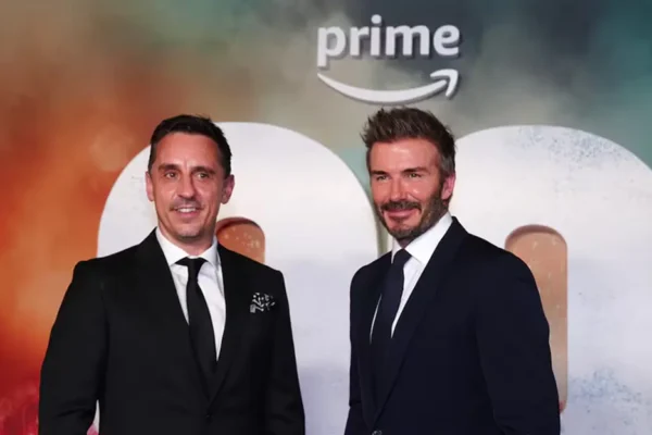 David Beckham and Gary Neville