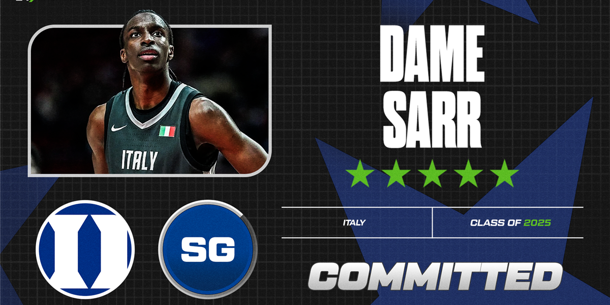 Italian Prospect Dame Sarr Commits to Duke for 2025–26 Season