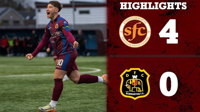 Stenhousemuir FC Defeat Dumbarton to Strengthen Promotion Play-Off Hopes