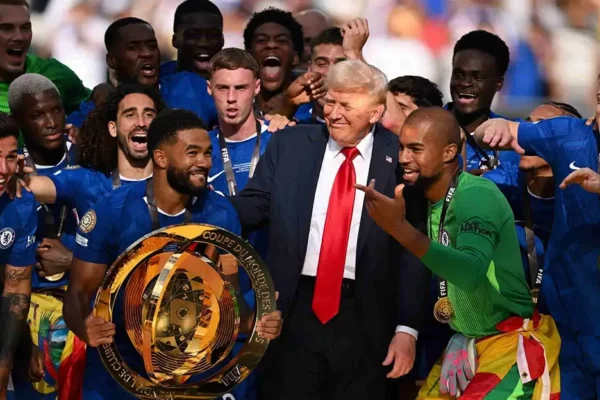 Donald Trump Surprises Fans at Club World Cup Final as Chelsea Lift the Trophy Donald Trump Surprises